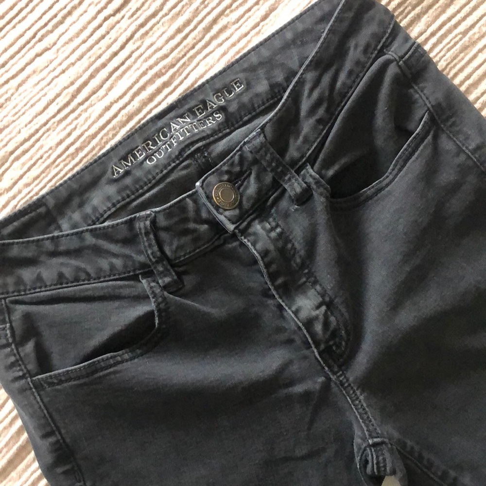 Black American Eagle Outfitters High-Rise Jegging